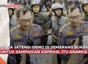 polisi sebut demo anarkis
