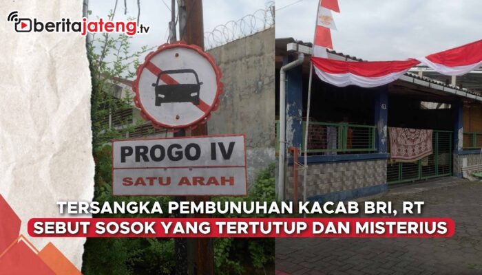 Video Tersangka Pembunuhan Kacab BRI Tinggal di Semarang, Ketua RT Sebut Sosoknya Misterius