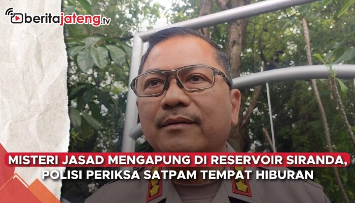 Video Misteri Jasad Mengambang di Reservoir Siranda, Polisi Periksa Sekuriti Tempat Hiburan
