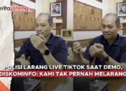 polisi larang live Tiktok