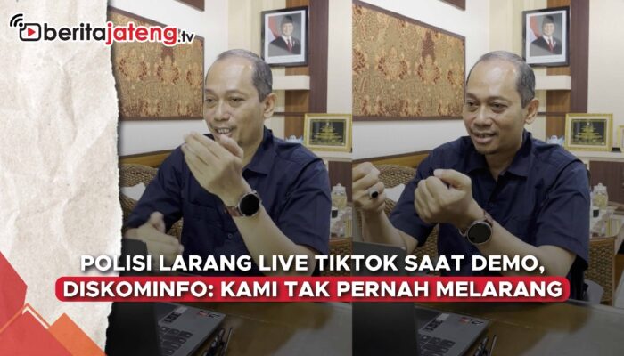 Video Polisi Larang Live TikTok saat Demo, Diskominfo: Kami Tak Pernah Melarang