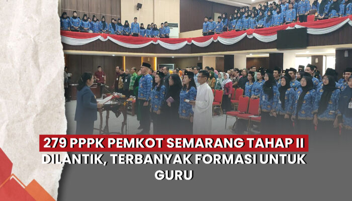 Video Pelantikan PPPK Pemkot Semarang, Terbanyak Formasi Guru