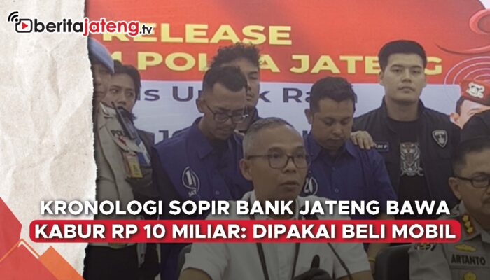 Video Kronologi Sopir Bank Jateng Bawa Kabur Uang Rp10 Miliar, Langsung Beli Rumah dan Mobil
