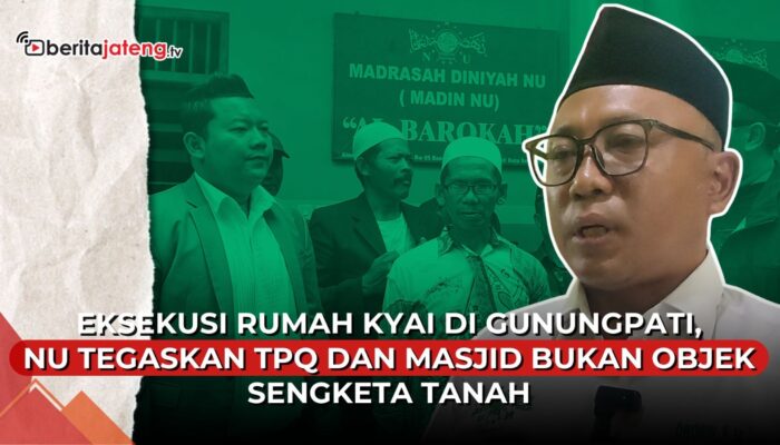 Video Eksekusi Rumah Kyai di Gunungpati, NU Tegaskan Masjid dan TPQ Bukan Objek Sengketa Lahan