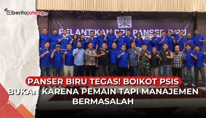 Video Tuding Manajemen Bermasalah, Panser Biru Tegas Boikot Laga Kandang PSIS Semarang Satu Musim Penuh