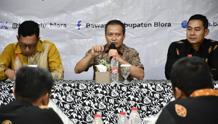 Songsong Pemilu dan Pilkada Mendatang, Bawaslu Blora Perkuat Sinergi dengan Mitra Kerja Strategis