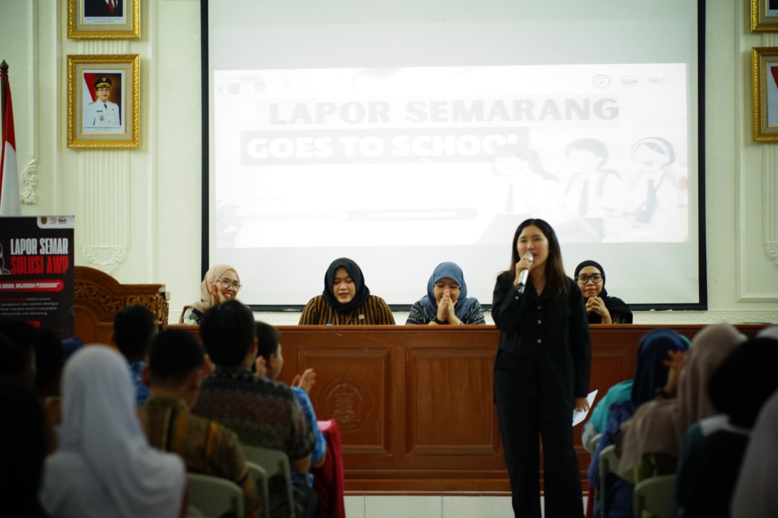 Lapor Semarang Goes to School, Kenalkan Kanal Aduan dan Layanan Darurat ke Para Pelajar