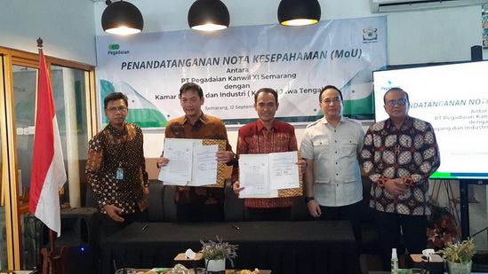 Pegadaian Kanwil XI Semarang dan Kadin Jateng Jalin Kerja Sama Sinergi Bisnis, Siap 'Mengemaskan Indonesia'