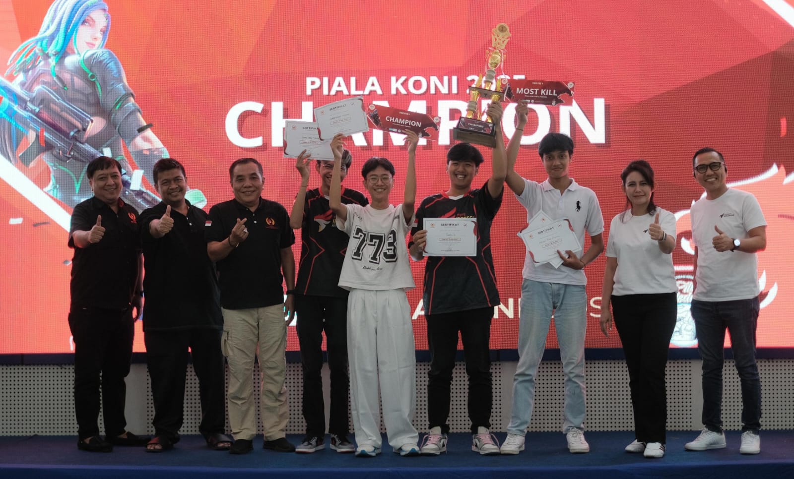 Daftar Pemenang Turnamen eSport Piala KONI Road to Porprov 2025 di Kota Semarang
