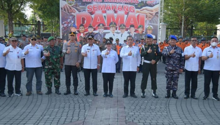 315 Personel Ikuti Apel Semarang Damai, Komitmen Tolak Provokasi, Anarkis dan Jaga Kondusifitas