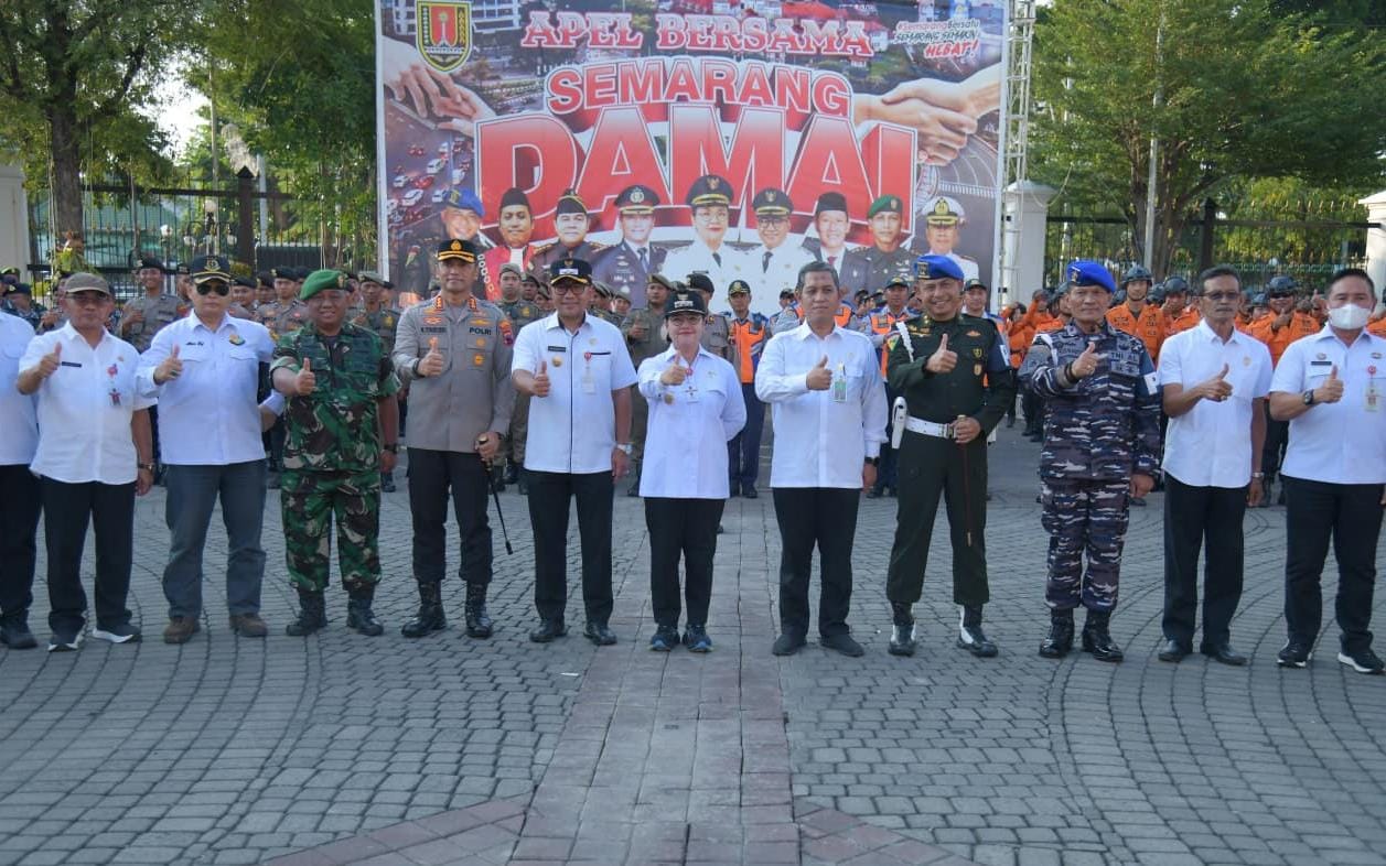 315 Personel Ikuti Apel Semarang Damai, Komitmen Tolak Provokasi, Anarkis dan Jaga Kondusifitas