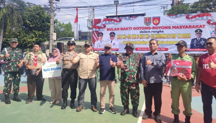Pemkot Gelar Apel Bulan Bakti Gotong Royong, Gerakan Serentak Bersih-bersih Kota Semarang