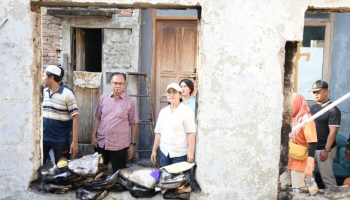 Tinjau Lokasi Kebakaran di Jagalan Semarang, Agustina Pastikan Korban dapat Hunian Sementara