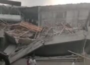 Foto kejadian ambruknya mushola Ponpes Al Khoziny
