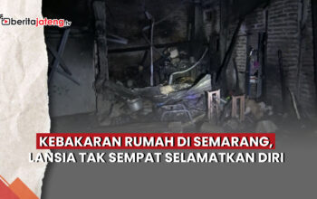 Video Kebakaran Rumah di Candisari Semarang, Lansia Tewas Terpanggang