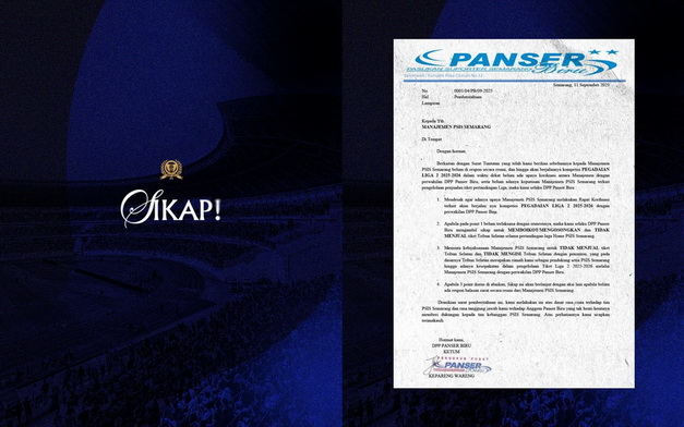 Panser PSIS | Surat Panser Biru