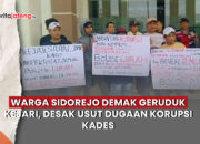 warga Desa Sidorejo geruduk Kejari