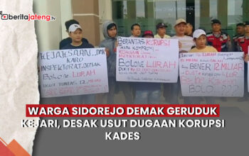 warga Desa Sidorejo geruduk Kejari