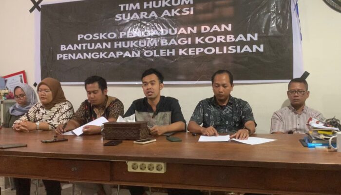 Tim Hukum Suara Aksi Sebut Polda Jateng Lakukan Pelanggaran HAM dalam Penanganan Massa Aksi
