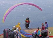 peserta kejuaraan paralayang