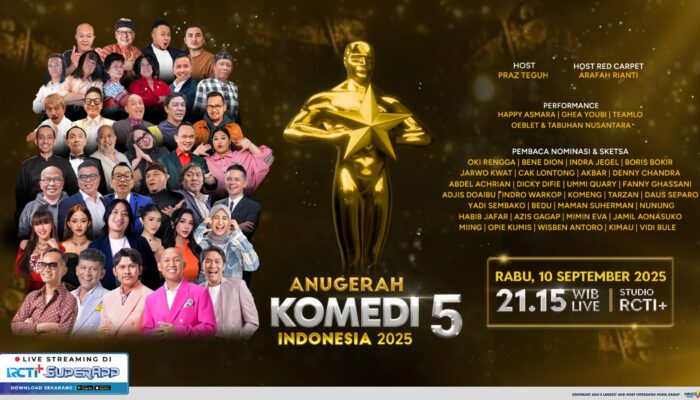 ANUKOM 2025: Ajang Penghargaan Komedi Bergengsi, Hadirkan Pretty Asmara hingga Teamlo!