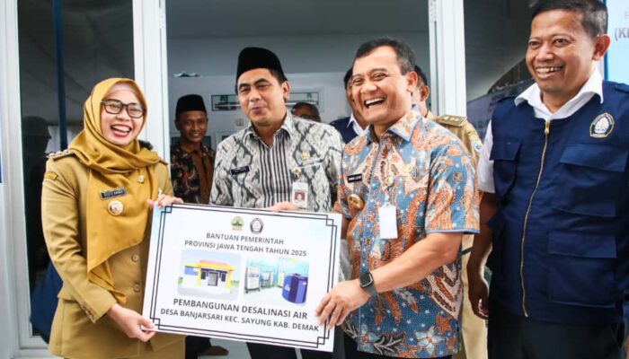 Penuhi Kebutuhan Air Bersih Warga, Pemprov Jateng Terus Memperluas Program Desalinasi
