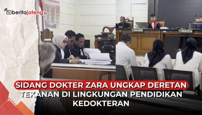 Video Sidang Dokter Zara Ungkap Deretan Tekanan saat Pendidikan Kedokteran