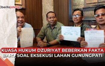 eksekusi lahan kyai Gunungpati