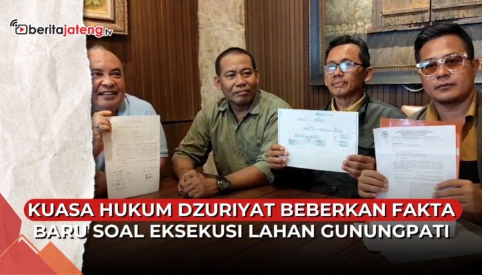 Video Kuasa Hukum Dzuriyat Beberkan Fakta Baru Soal Eksekusi Lahan Kyai Gunungpati