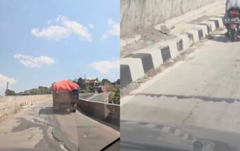 video viral jalan rusak