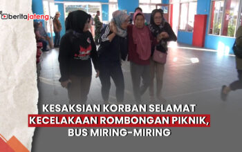 kecelakaan rombongan kelurahan Bendan Ngisor