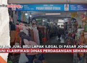 jual beli lapak ilegal Pasar Johar