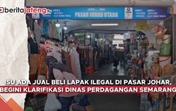 jual beli lapak ilegal Pasar Johar