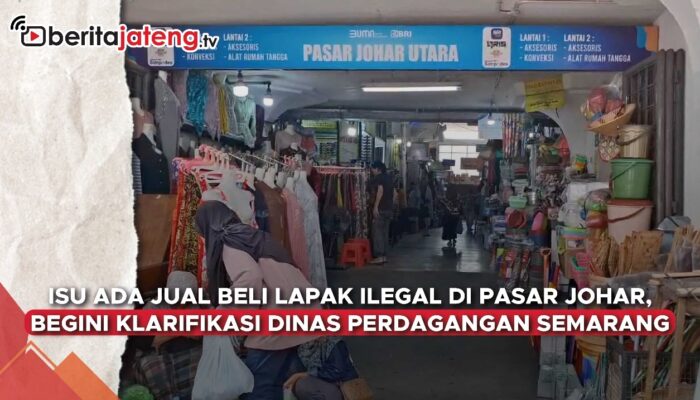 Video Dinas Perdagangan Jawab Isu Jual Beli Lapak Ilegal di Pasar Johar