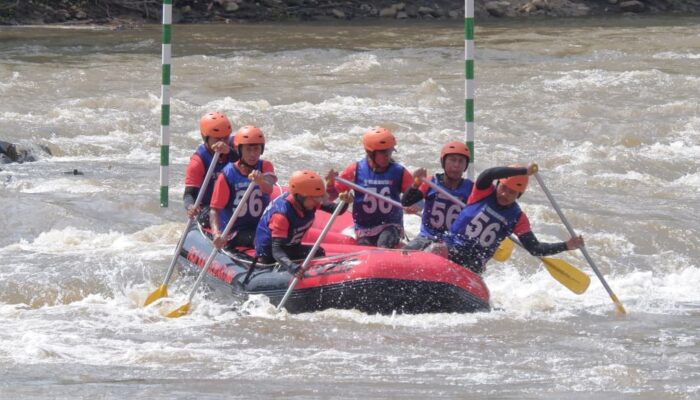 Kualifikasi Arung Jeram Porprov Jateng 2025 Usai, Atlet Putra-Putri FAJI Kabupaten Magelang Dominasi