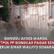 Video Ganggu Akses Warga, Satpol PP Bongkar Pagar Seng di Perum Sinar Waluyo Semarang