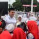 Semarak Hari Santri di Blora, Ribuan Santri Khozinatul Ulum Pawai Kebangsaan Warnai Alun-Alun