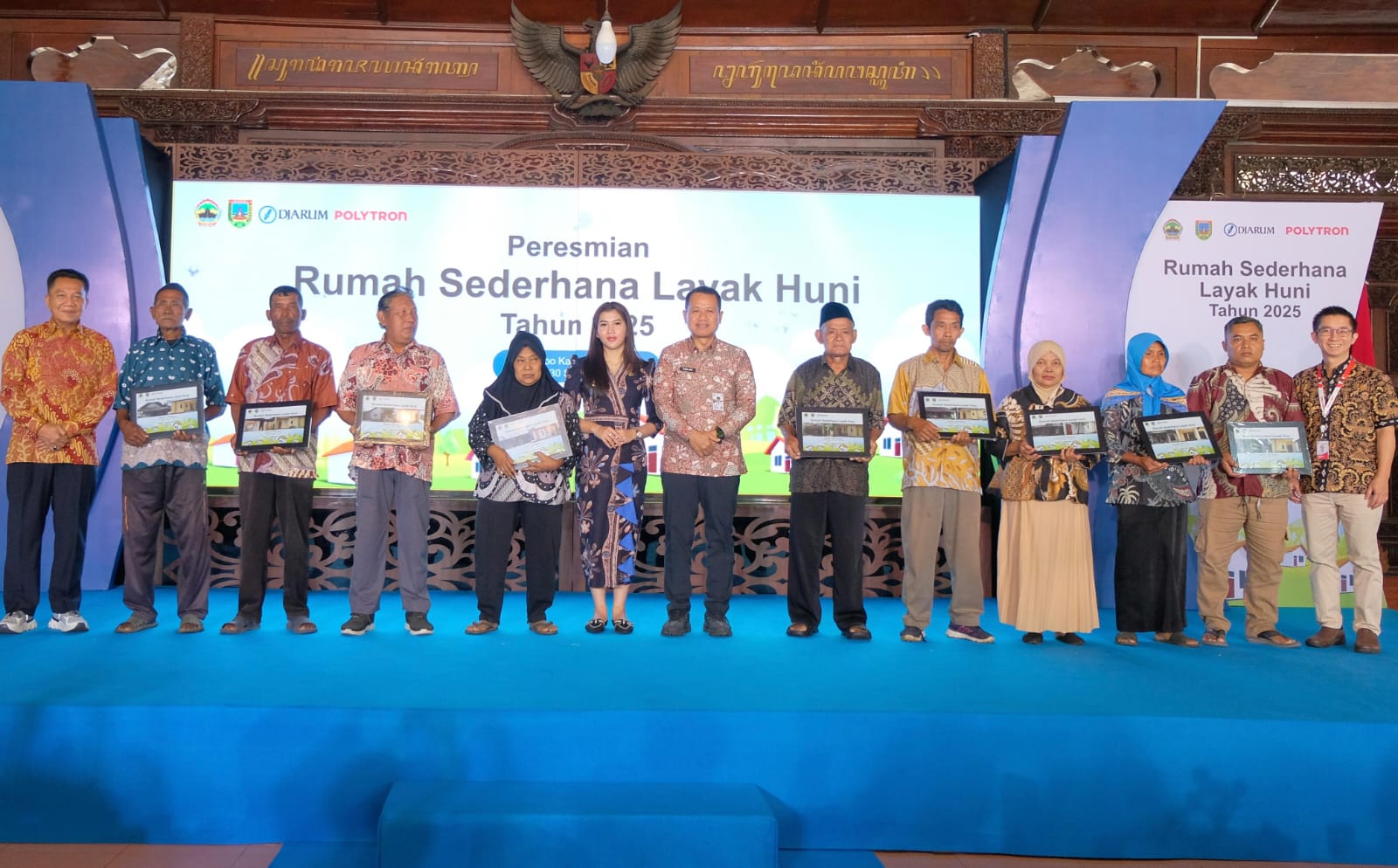 Kado HUT Kudus ke-476, PT Djarum dan Polytron Bangun 130 Rumah Layak Huni di Kota Kretek