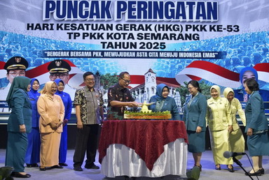 HKG PKK ke-53 di Semarang, Pemkot Apresiasi Peran PKK dalam Pemberdayaan Keluarga