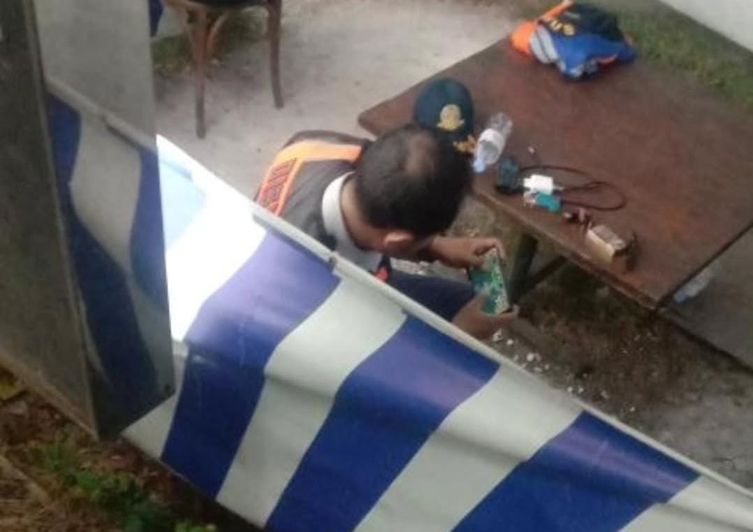 Main Game Saat Tugas di Pos Jaga BSB, Petugas Dishub Semarang Langsung Kena Sanksi SP-1
