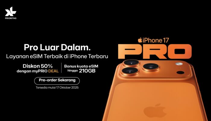 XLSMART Buka Pre-Order iPhone 17, Tawarkan Penawaran Eksklusif myPRIO DEAL dengan Dukungan eSIM
