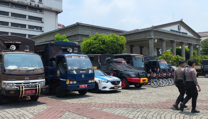 2.073 Personel Polrestabes Semarang Disiagakan, Amankan Demo ‘Setahun Kepemimpinan Prabowo’