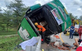 Kronologi Kecelakaan Bus Wisata FKK Bendan Ngisor Semarang Tol Pemalang