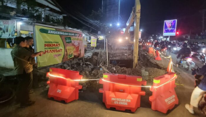 Palung Mariana di Tembalang Dicor Beton, DPU: Pengerjaan Crossing Saluran Ambrol Selesai 21 Hari
