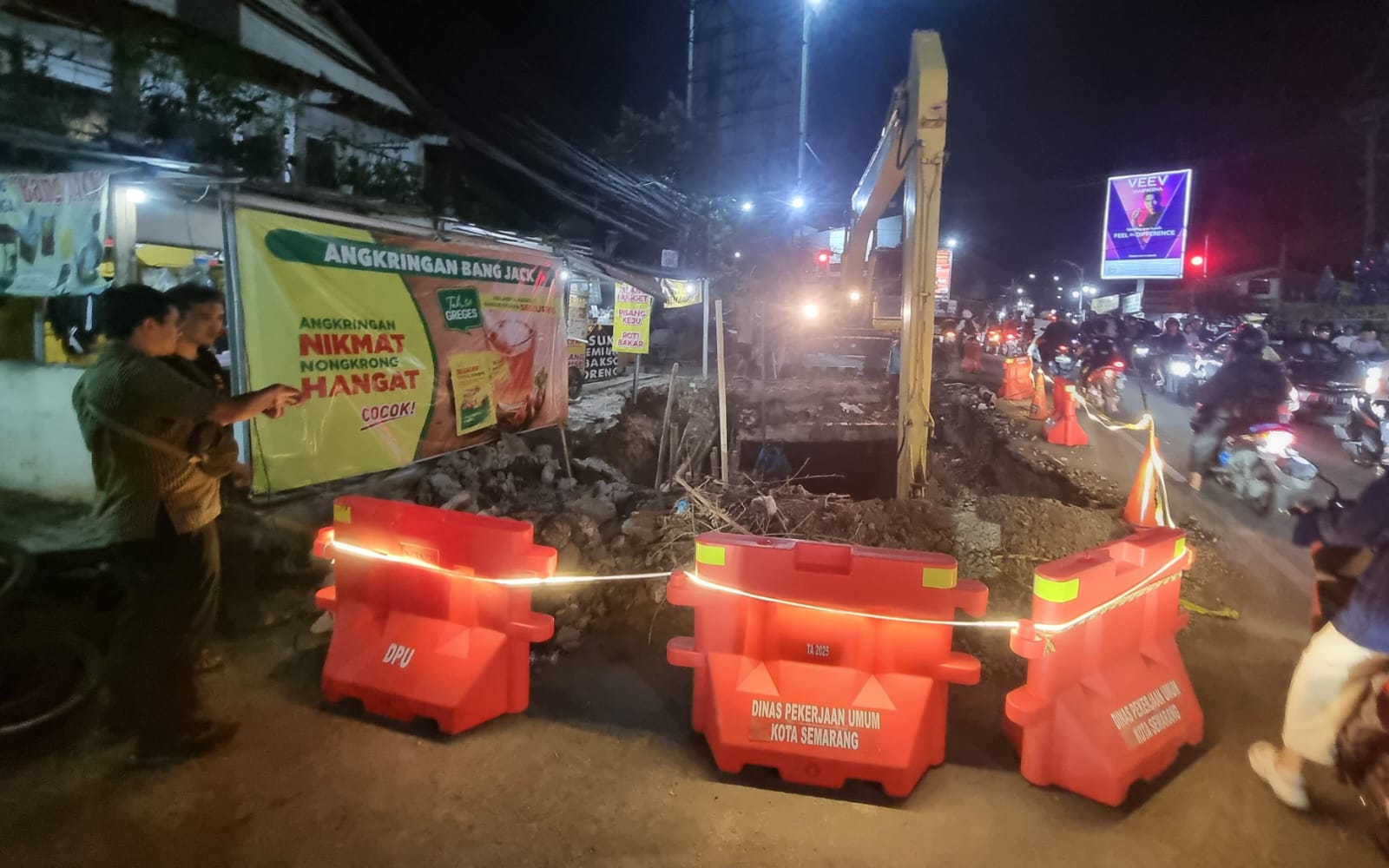 Palung Mariana di Tembalang Ditutup Beton, DPU: Pengerjaan Crossing Saluran Ambrol Selesai 21 Hari