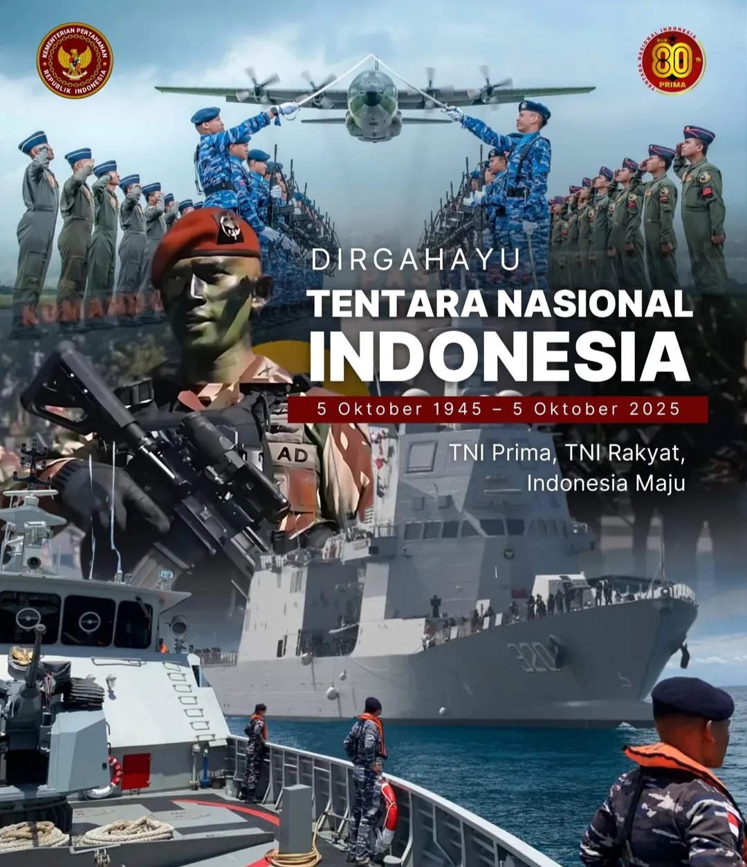 Flyer HUT TNI yang ke 80