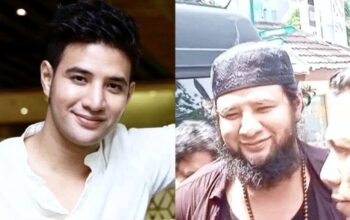 Foto Ammar Zoni sebelum dipenjara (kiri) dan sesudah beberapa kali mendapat hukuman (kanan)