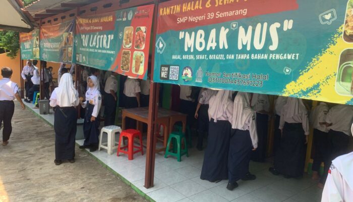 Cegah Jajanan Berisiko, SMPN 39 Semarang Sinkronkan Kantin Sehat dan Program MBG