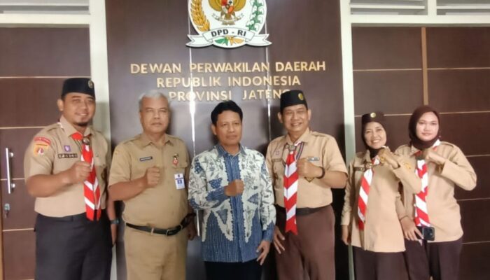 Peduli Lingkungan, Pramuka Semarang Gandeng DPD RI Jateng Tangani Pengelolaan Sampah
