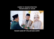 Fakta-fakta Kakek Nikahi Gadis di Pacitan yang Viral, Mahar Rp3 M Palsu-Mobil Rental!